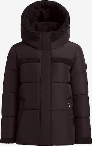 khujo Jacke 'Prisha' in Braun: Vorderseite