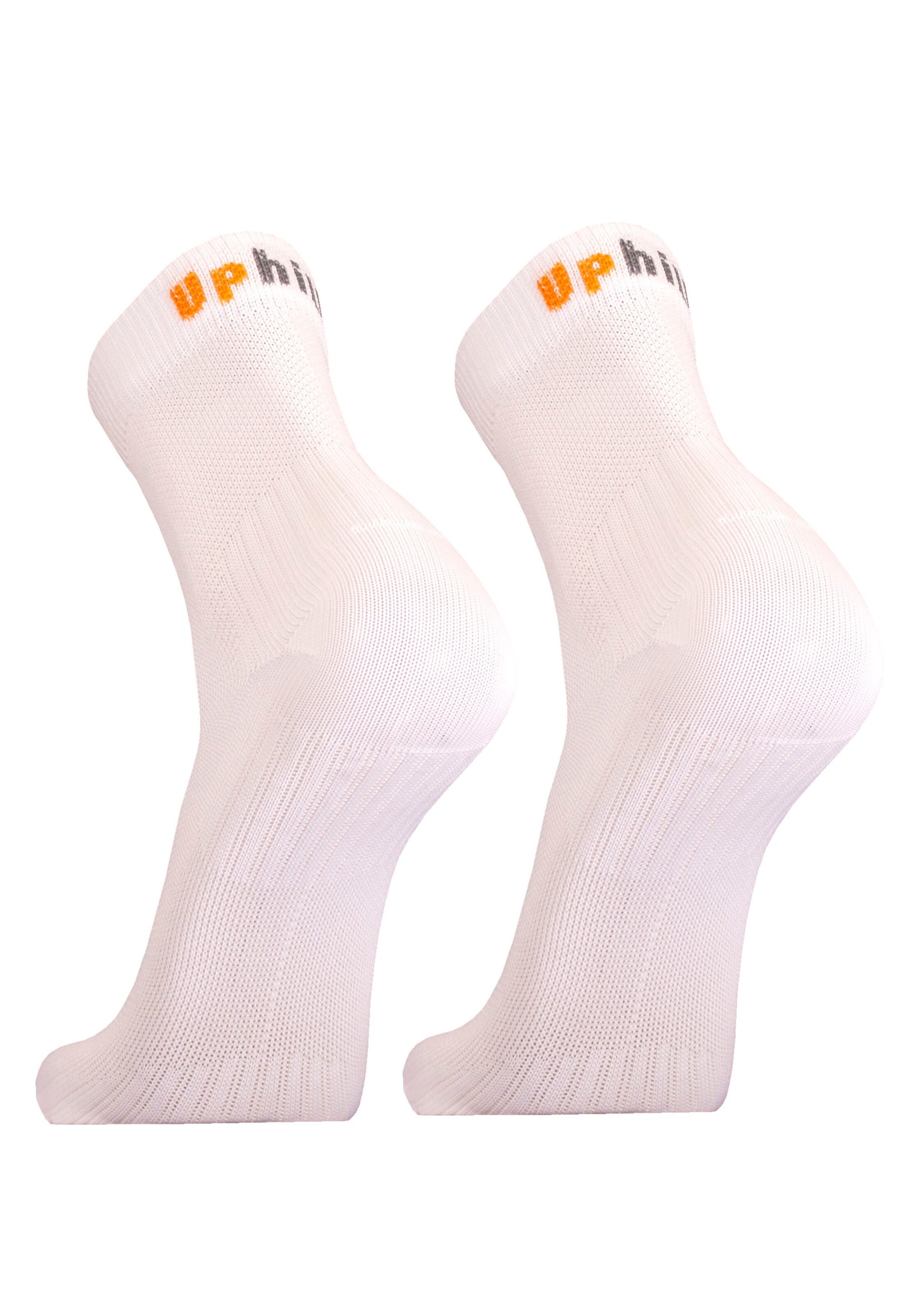 UphillSport Athletic Socks 'FRONT' in White