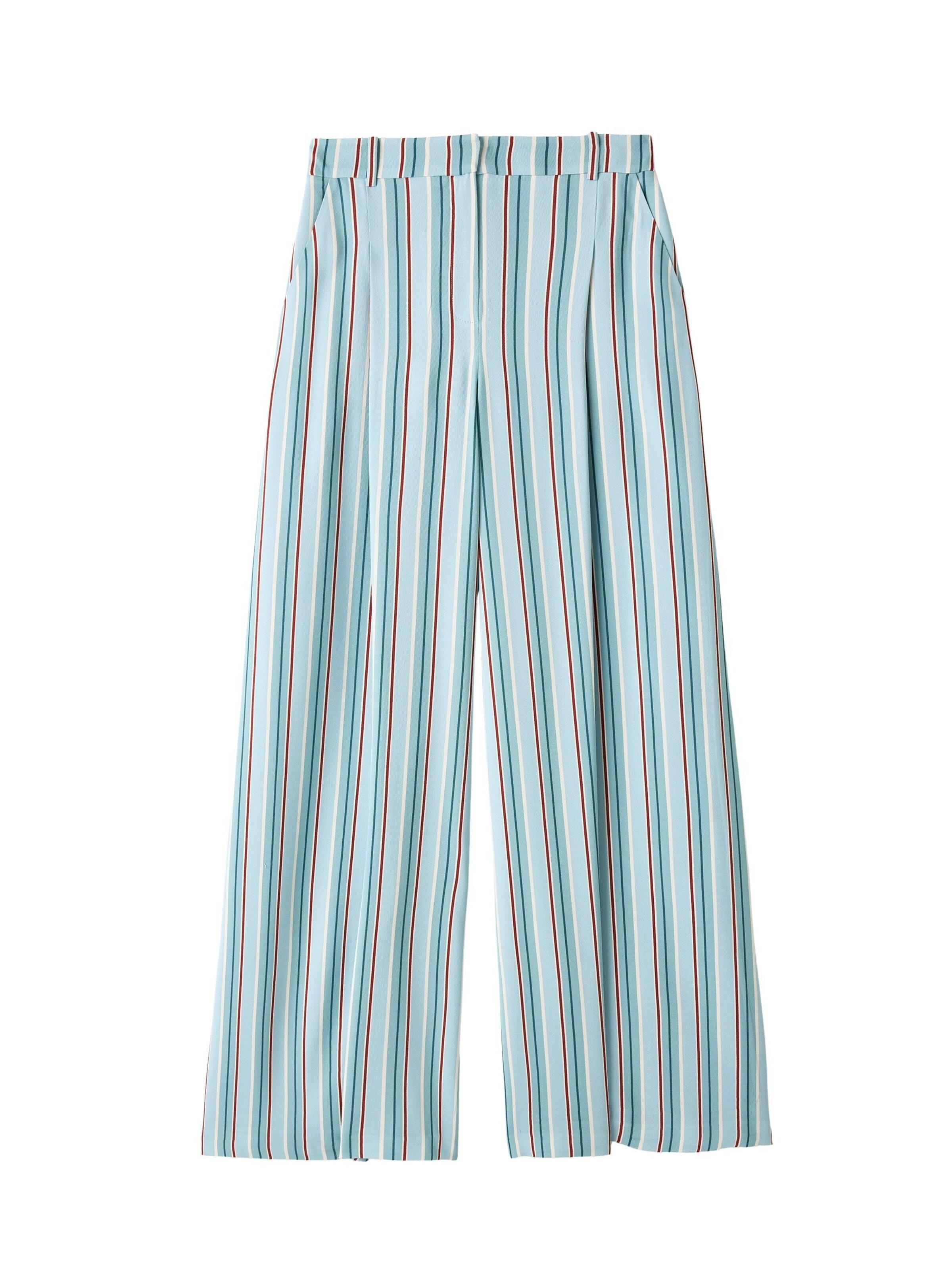 adl Loosefit Broek in Blauw: voorkant