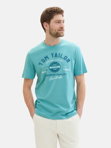 TOM TAILOR T-Shirt in Blau