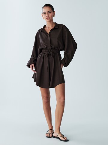 St MRLO Shirt dress 'SHAUNA' in Brown