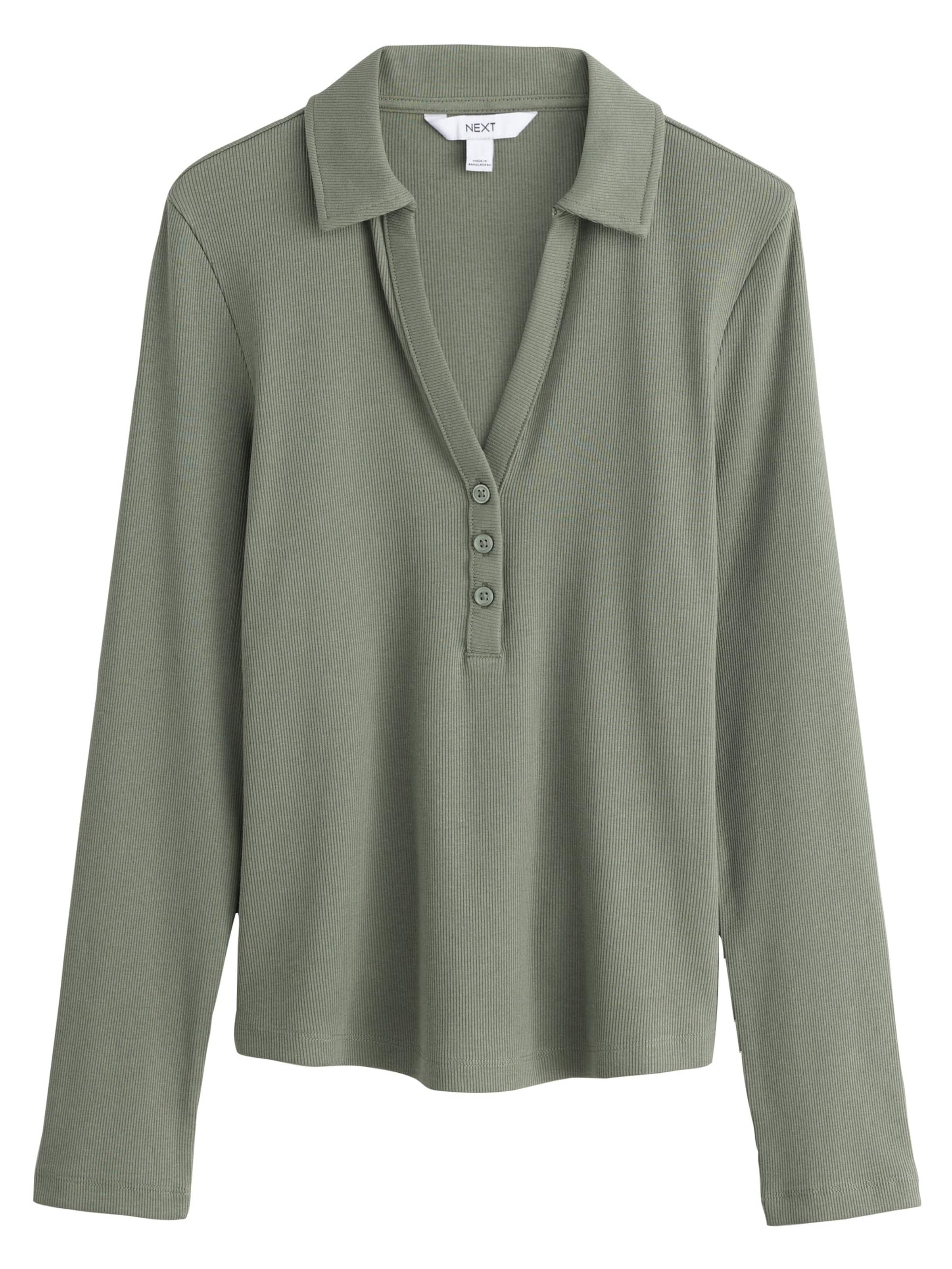 Next T-shirt i grön: framsida