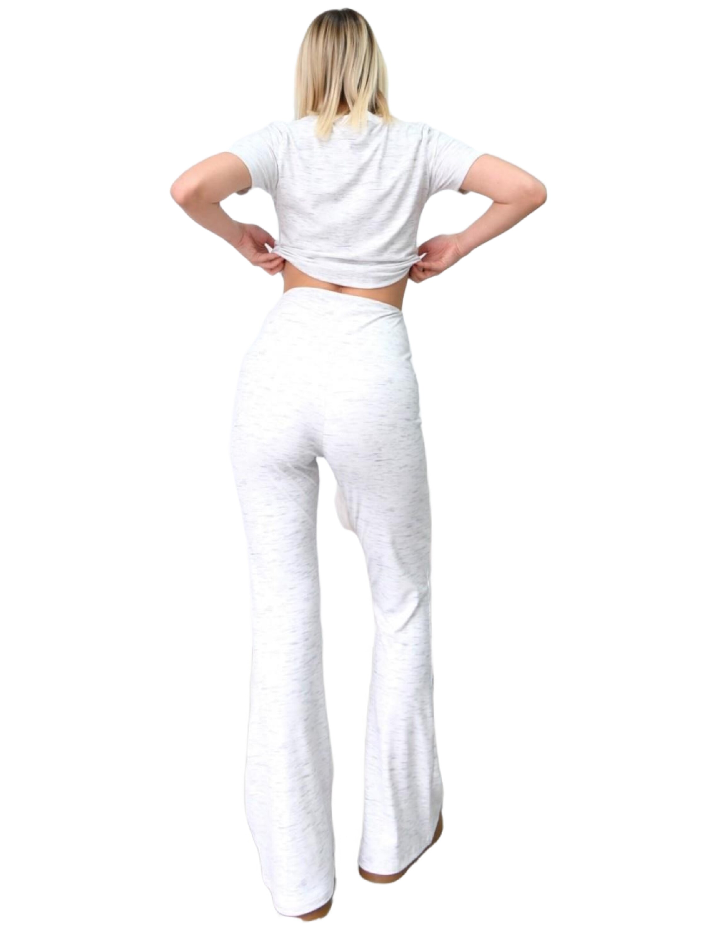 C&City Flared Broek in Wit