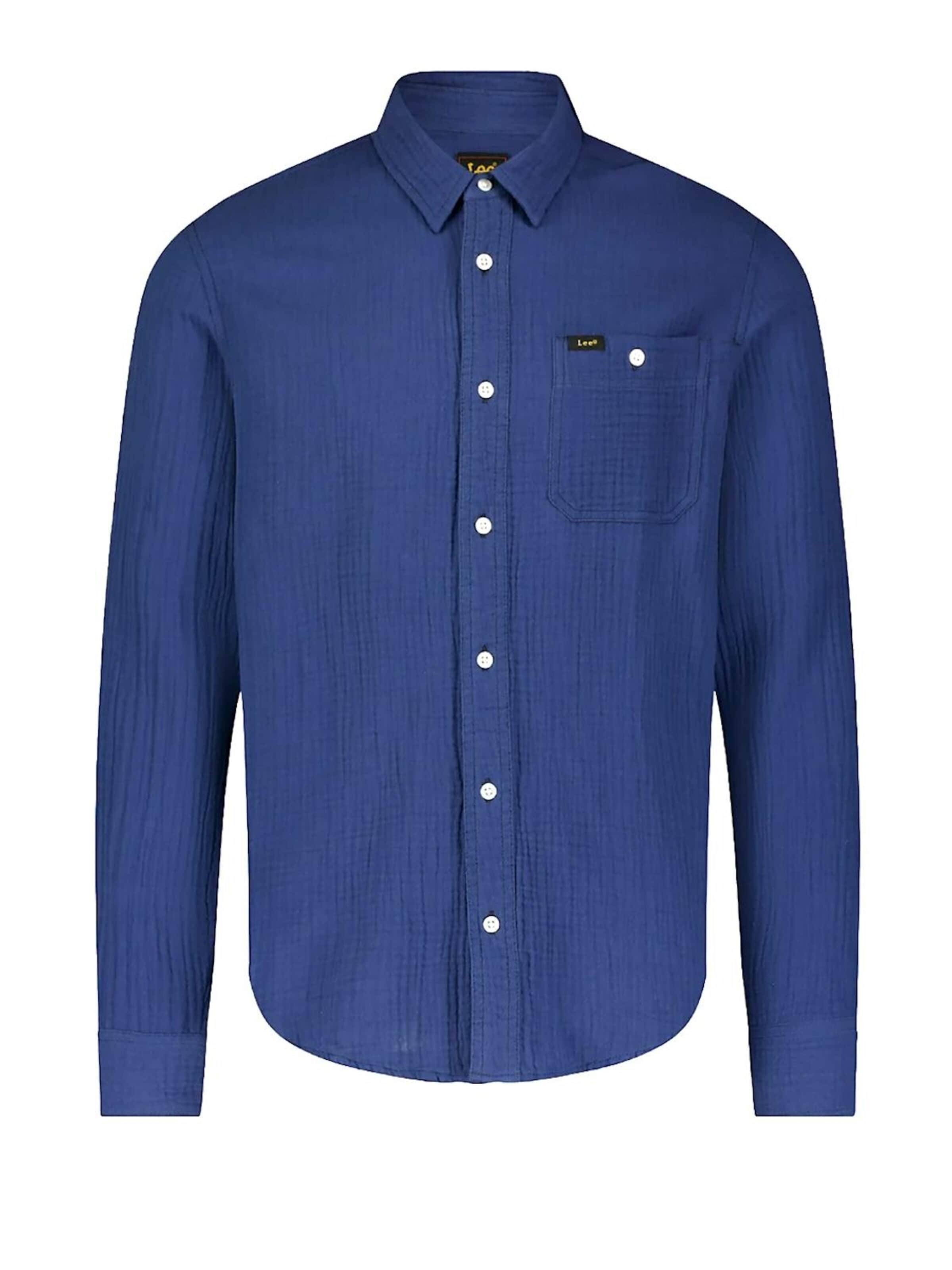 Coupe regular Chemise 'Leesure Shirt Medieval Blue' Lee en bleu : devant