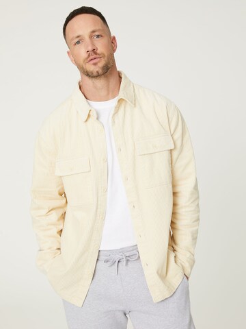 DAN FOX APPARELPrijelazna jakna 'Leif' - bijela boja: prednji dio