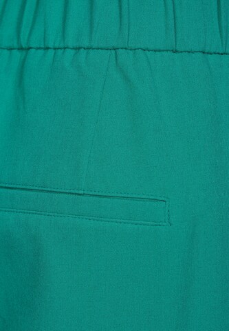 STREET ONE Wide leg Pleated Pants in Green