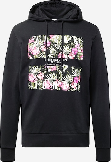 JACK & JONES Sportisks džemperis 'CHILL', krāsa - pasteļzaļš / rožkrāsas / melns / balts, Preces skats