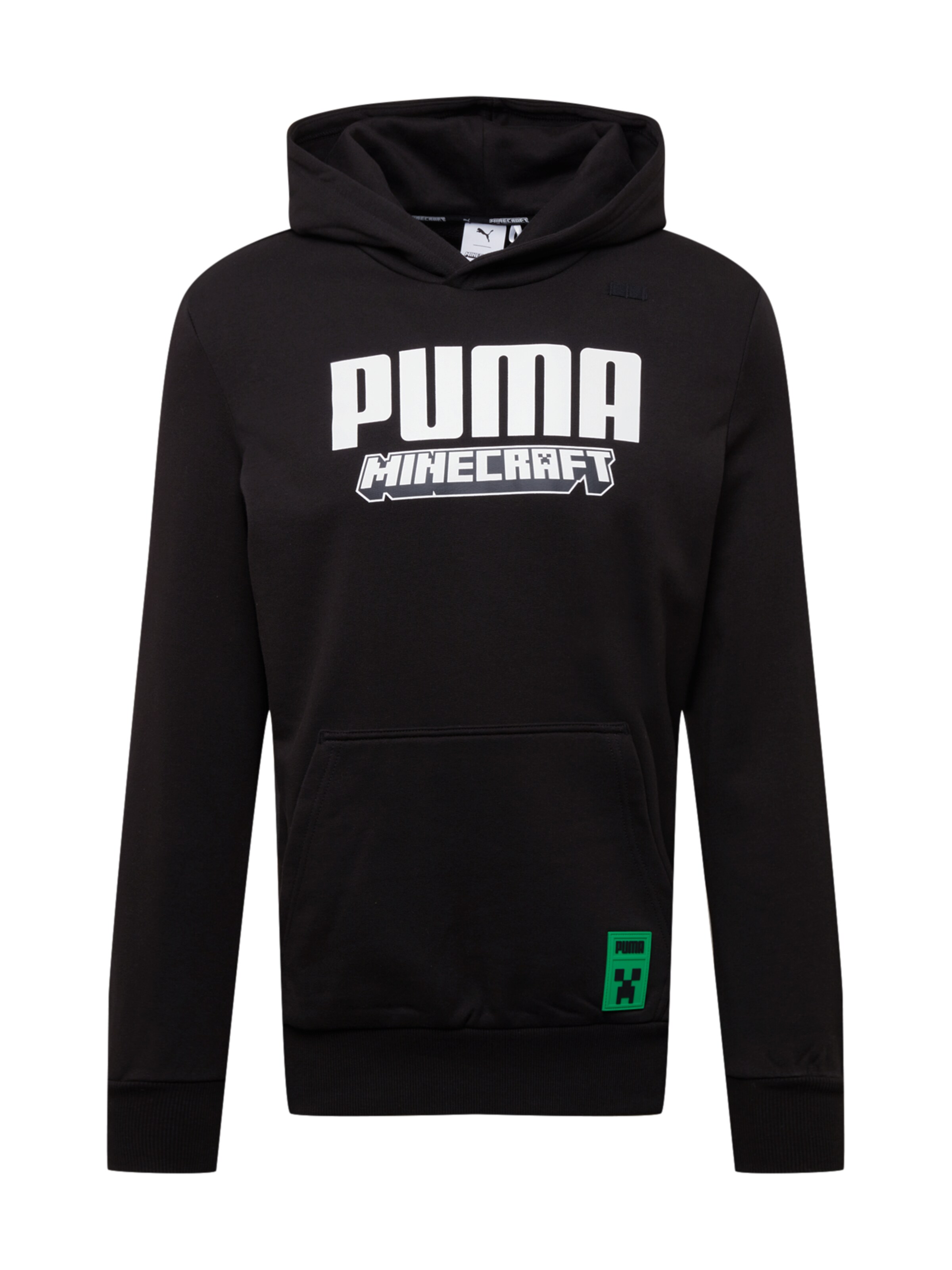 PUMA - Sudadera 'Minecraft' en negro: frente