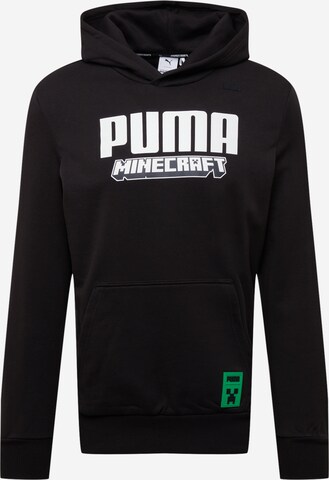 Sweat-shirt PUMA en noir : devant