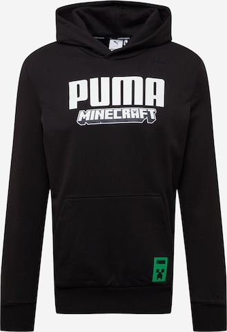 PUMA Sweatshirt in Black: front