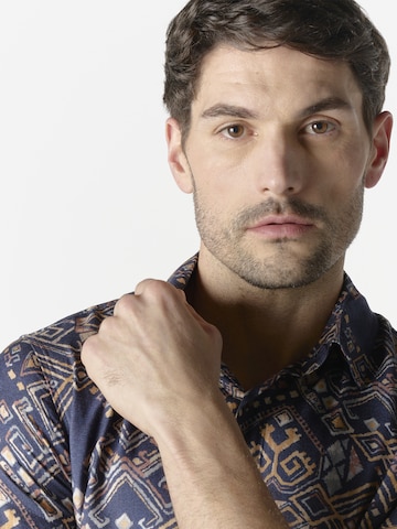 KOROSHI Regular fit Ing - kék