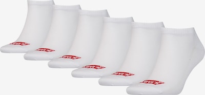 LEVI'S ® Sokker i blodrød / hvid, Produktvisning