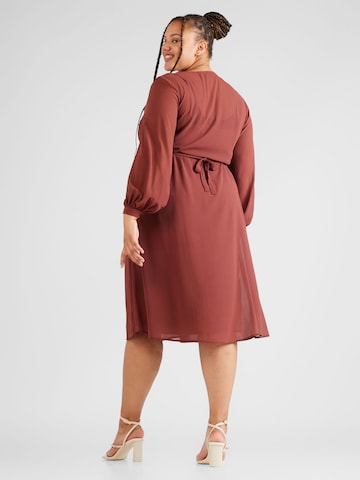 ABOUT YOU Curvy Dress 'Nola' in Brown
