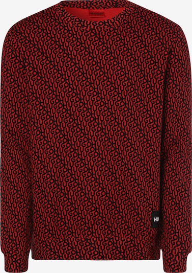 HUGO Sweatshirt 'Donnery' in Cherry red / Black, Item view