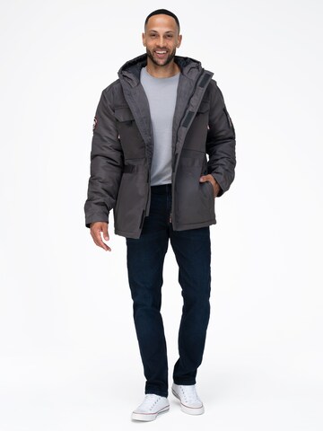 Rock Creek Winterjacke in Grau