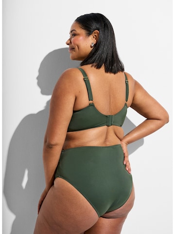 Swim by Zizzi Minimizer Bikinioverdel 'Sbliss' i grøn