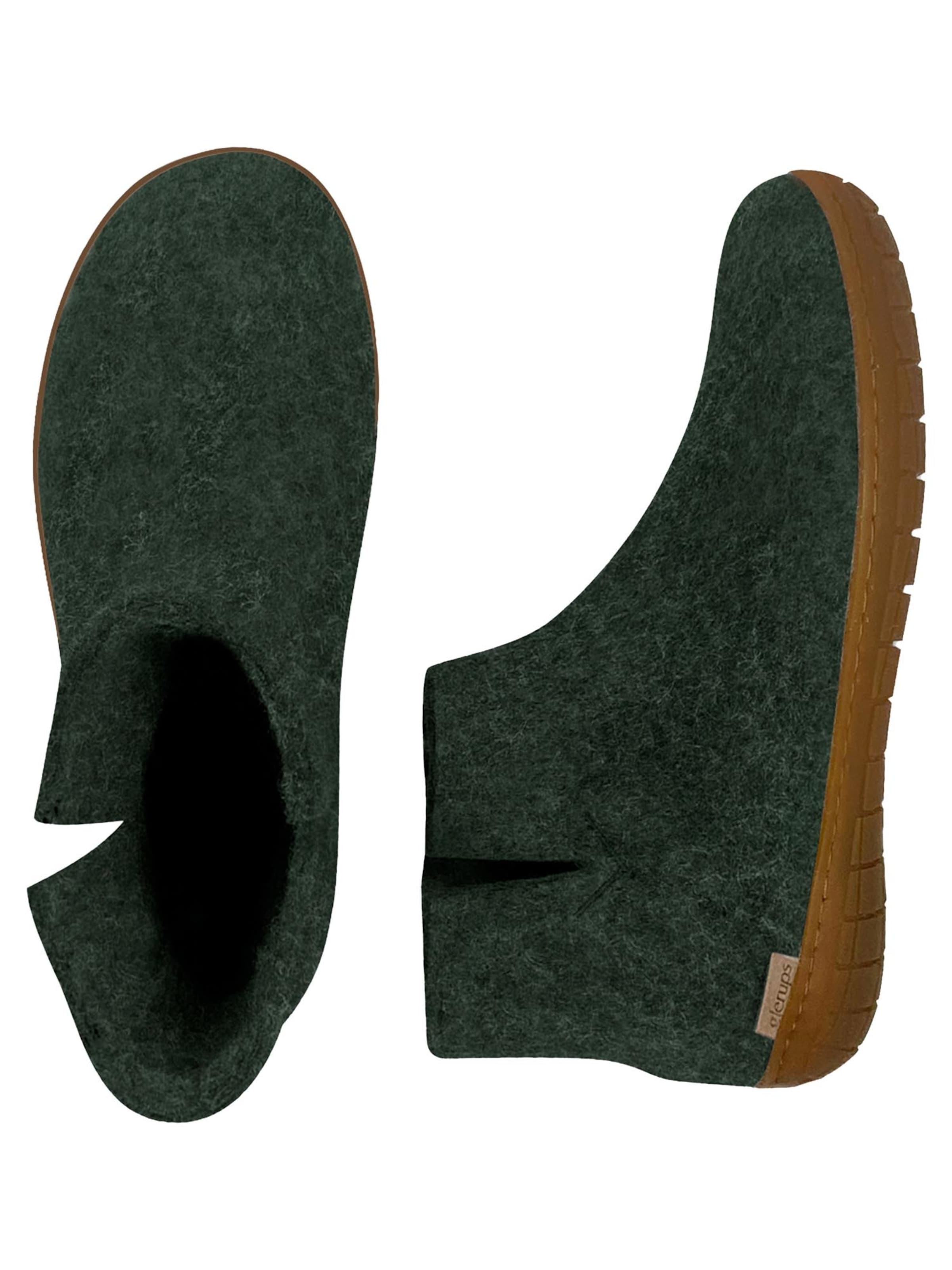 Glerups Mules 'Honey' in Green