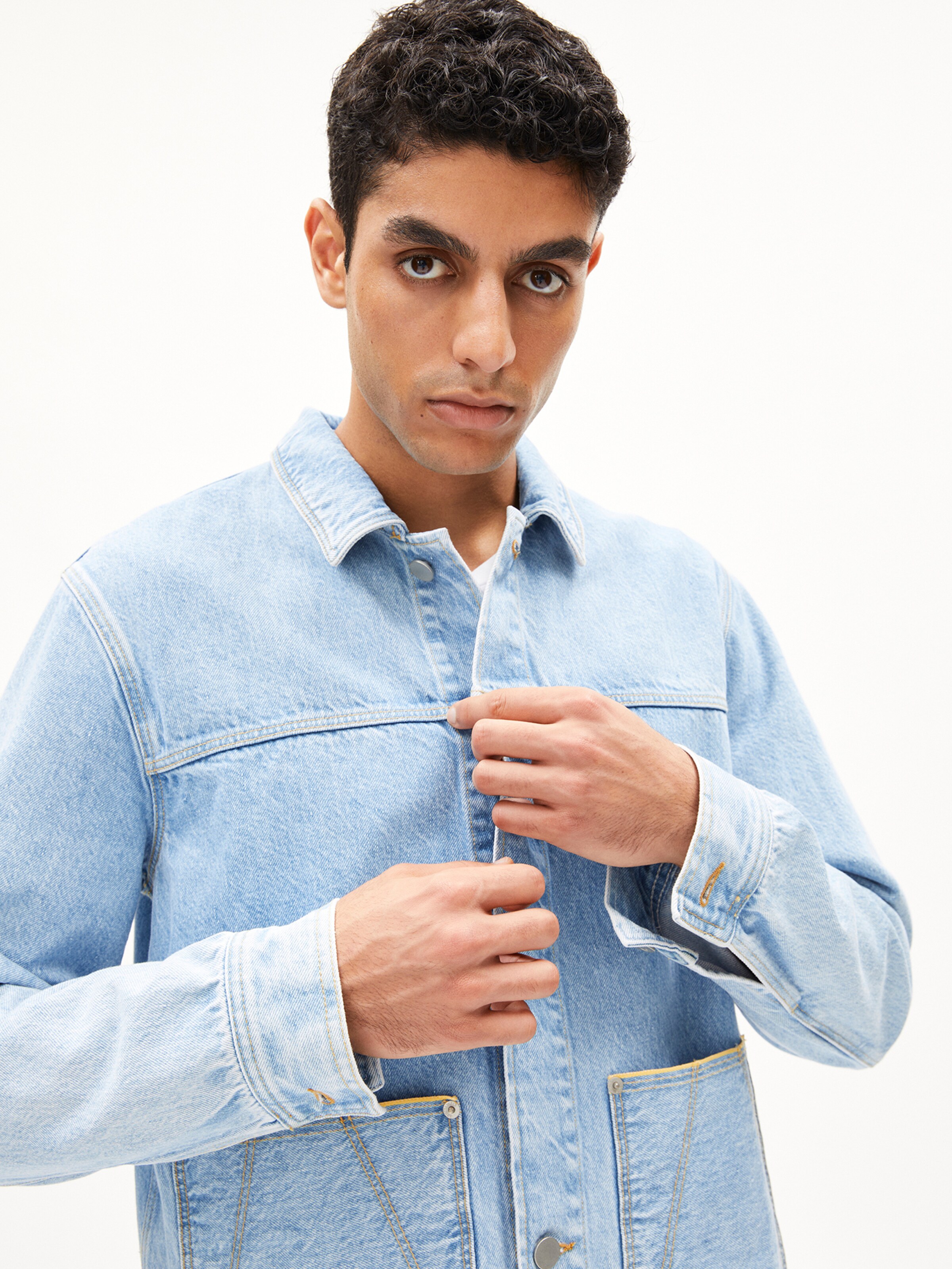 ARMEDANGELS Between-season jacket 'EVAAN' in Blue