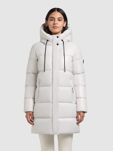 khujo Winterjacke 'Janou' in Weiß: Vorderseite