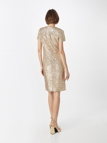 Vera Mont Dress in Gold