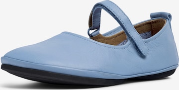 CAMPER Ballet Flats with Strap 'Right Nina' in Blue: front