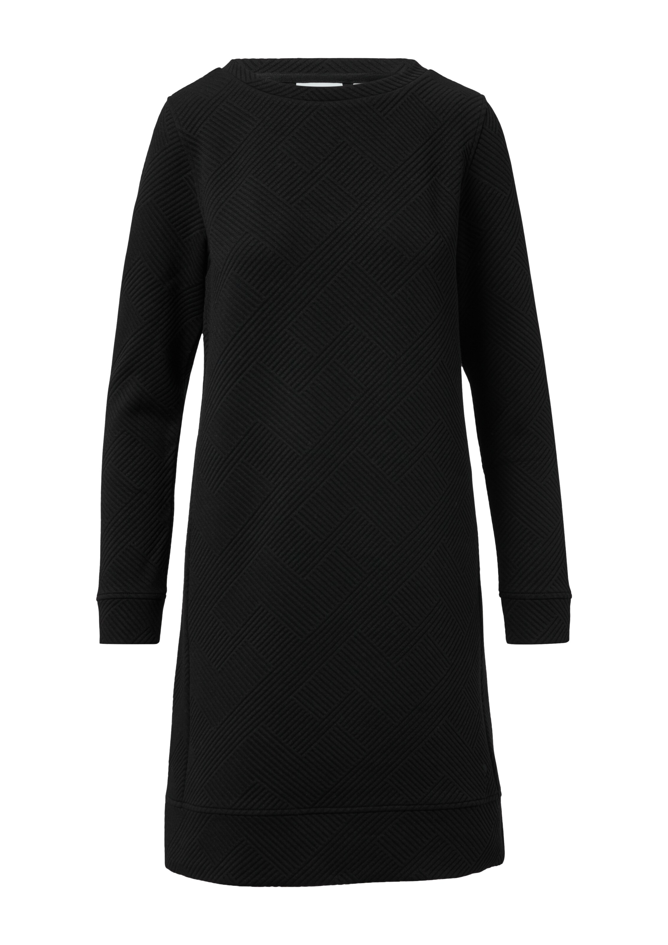 comma casual identity Kleid in Schwarz: Vorderseite