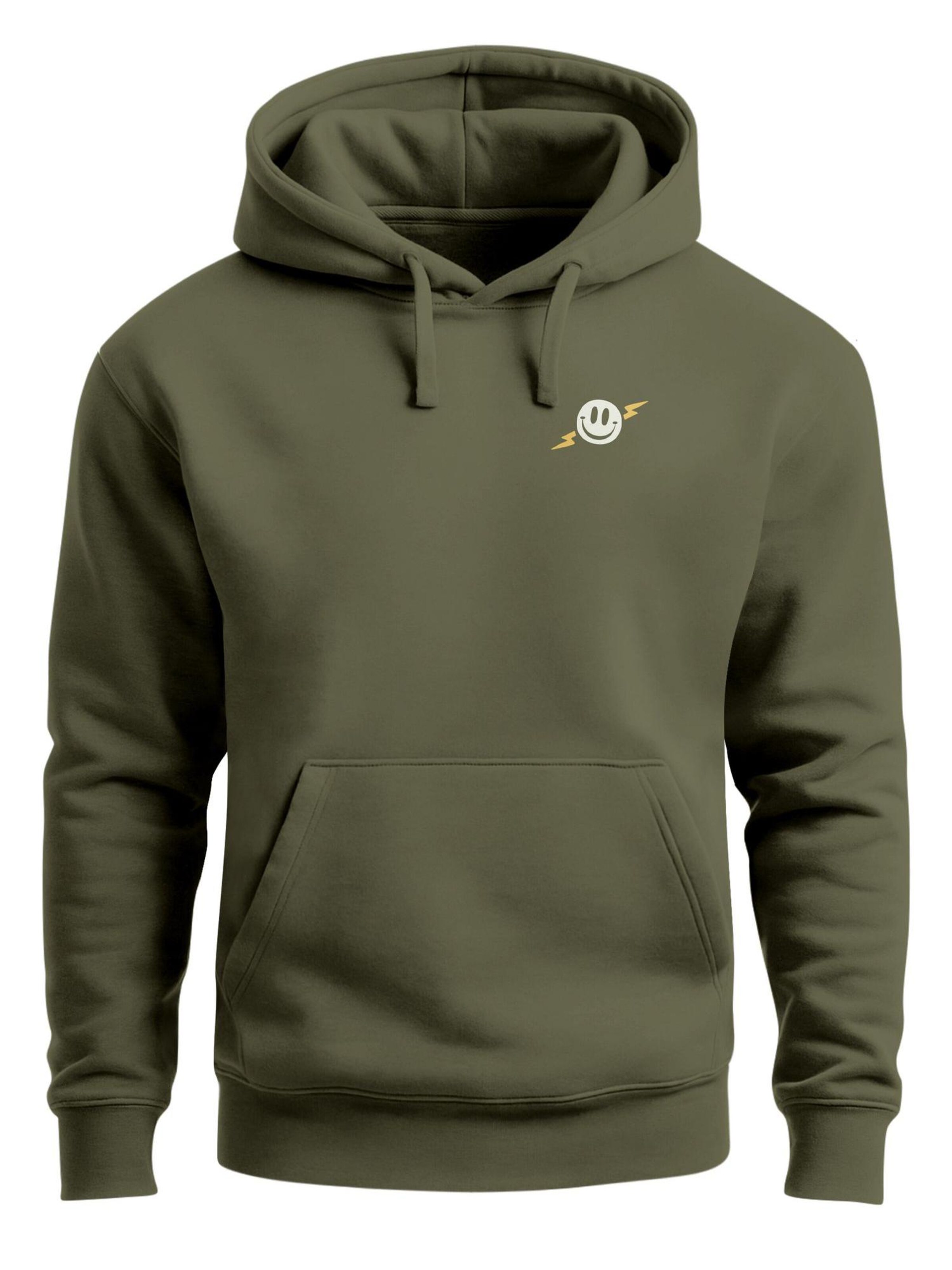Neverless Sweatshirt 'better luck next time' in Green: front