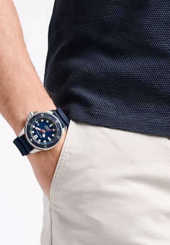 Montre à affichage analogique 'NCT SEA DIVE' NAUTICA en bleu : devant