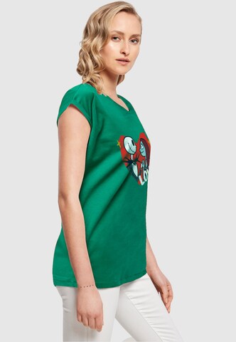 ABSOLUTE CULT Shirt 'The Nightmare Before Christmas - Love is Alive' in Groen