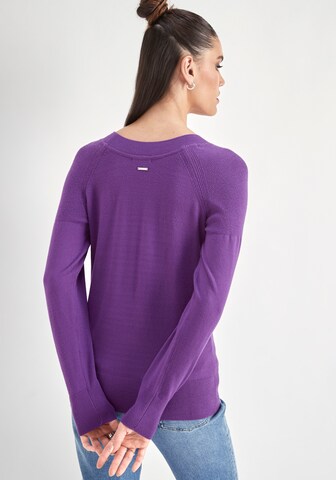HECHTER PARIS Pullover in Lila