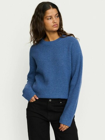 Soft Rebels Pullover 'West' i blå: forside