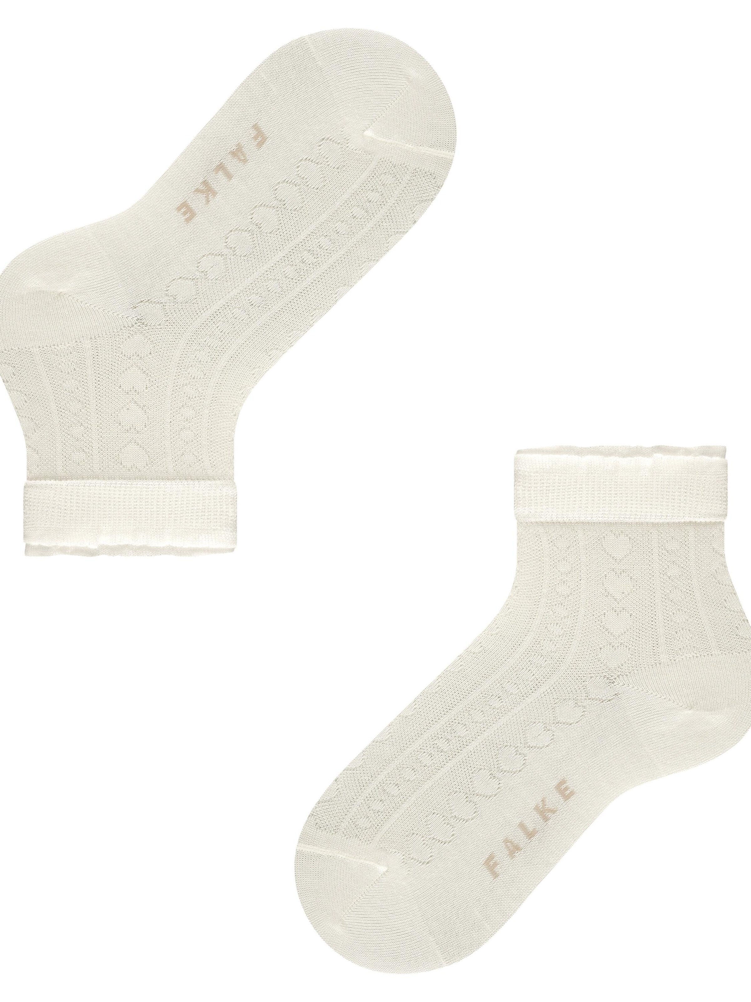 FALKE Socken 'Romantic Net'‌‌‌‌‌‌‌‌ in Weiß