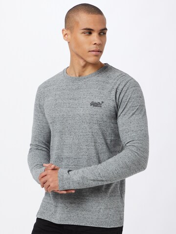 T-Shirt Superdry en gris : devant