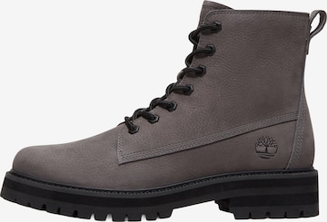 TIMBERLAND Schnürboots in Grau: Vorderseite