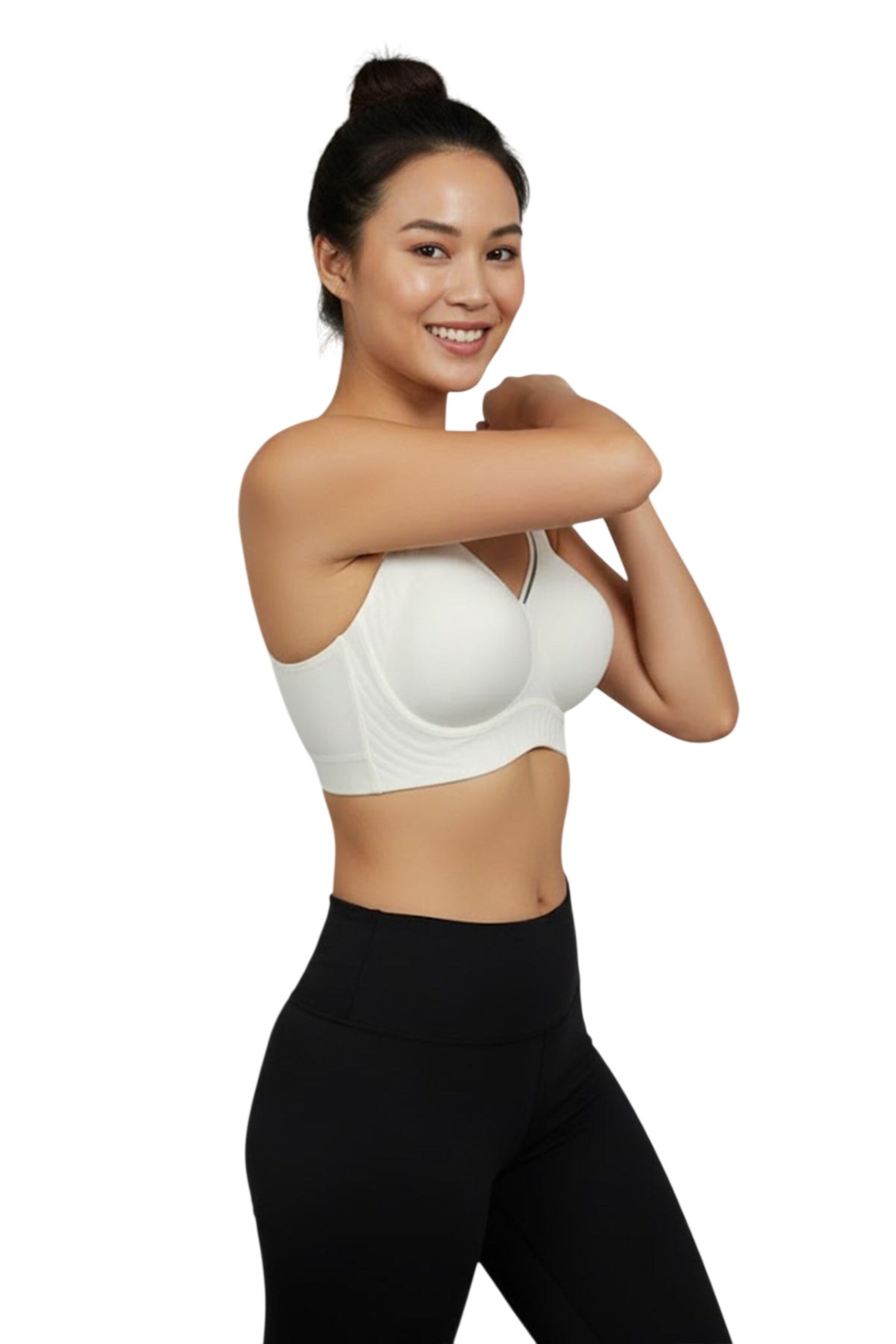 C&City Bralette Bra in Beige