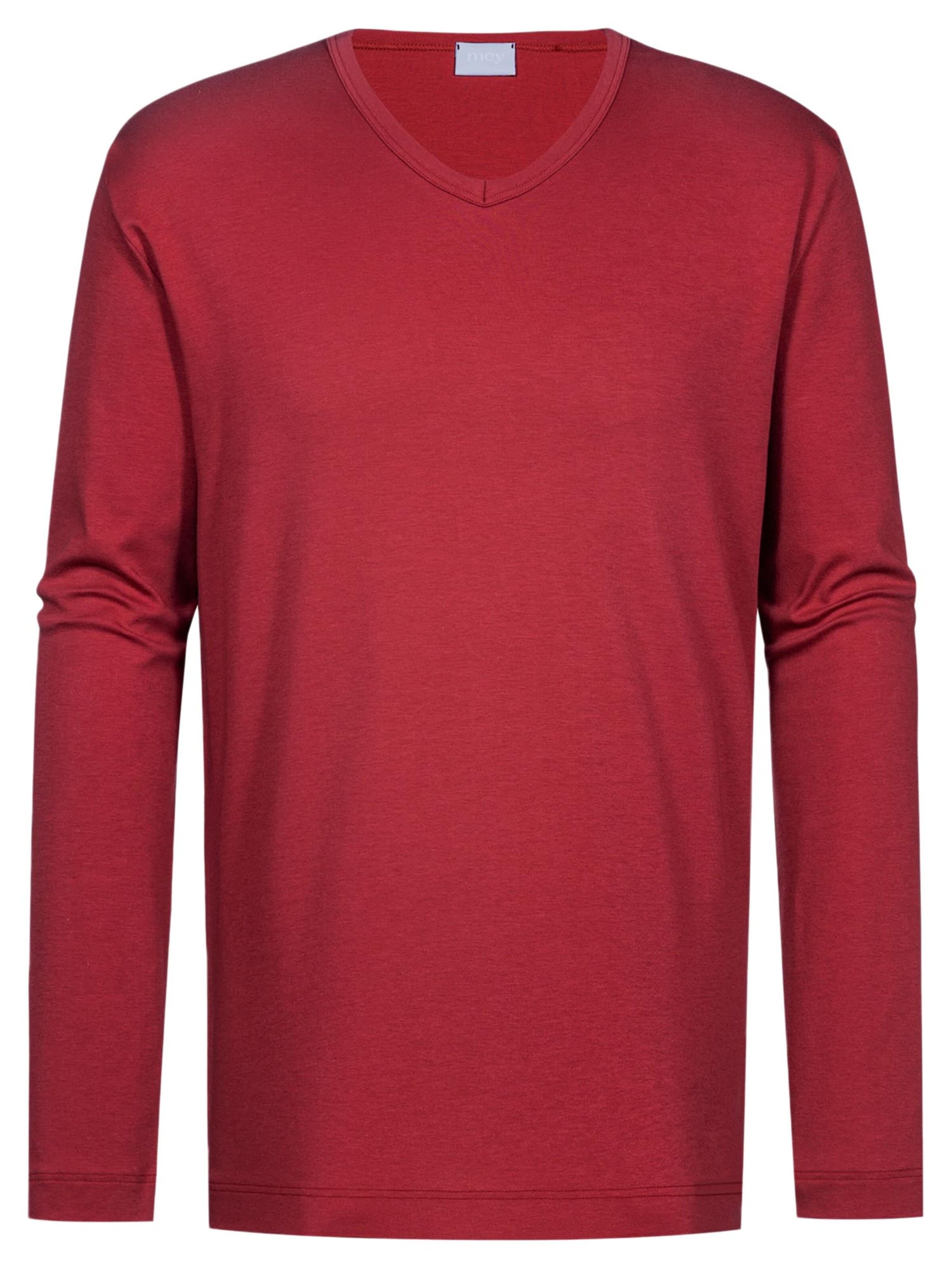 Mey Shirt 'Solid Night'‌ in Rot: Vorderseite