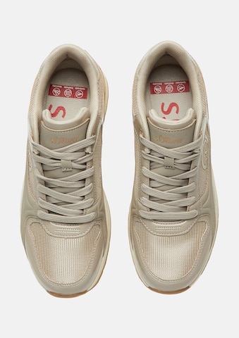 s.Oliver Sneakers laag in Beige