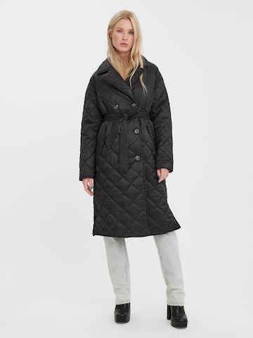 VERO MODA Between-Seasons Coat 'KENNEDY' in Black: front