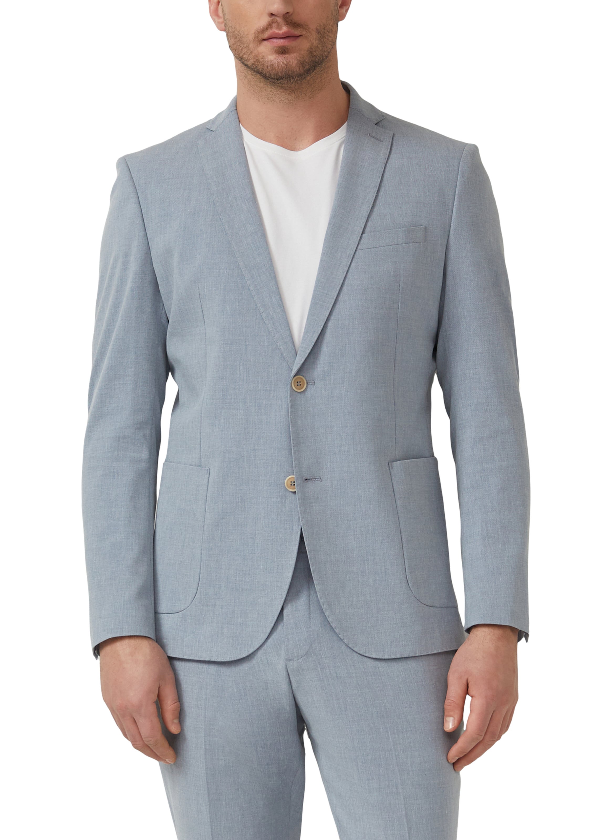 s.Oliver Slim fit Blazer ' S.OPURE ' in Blue