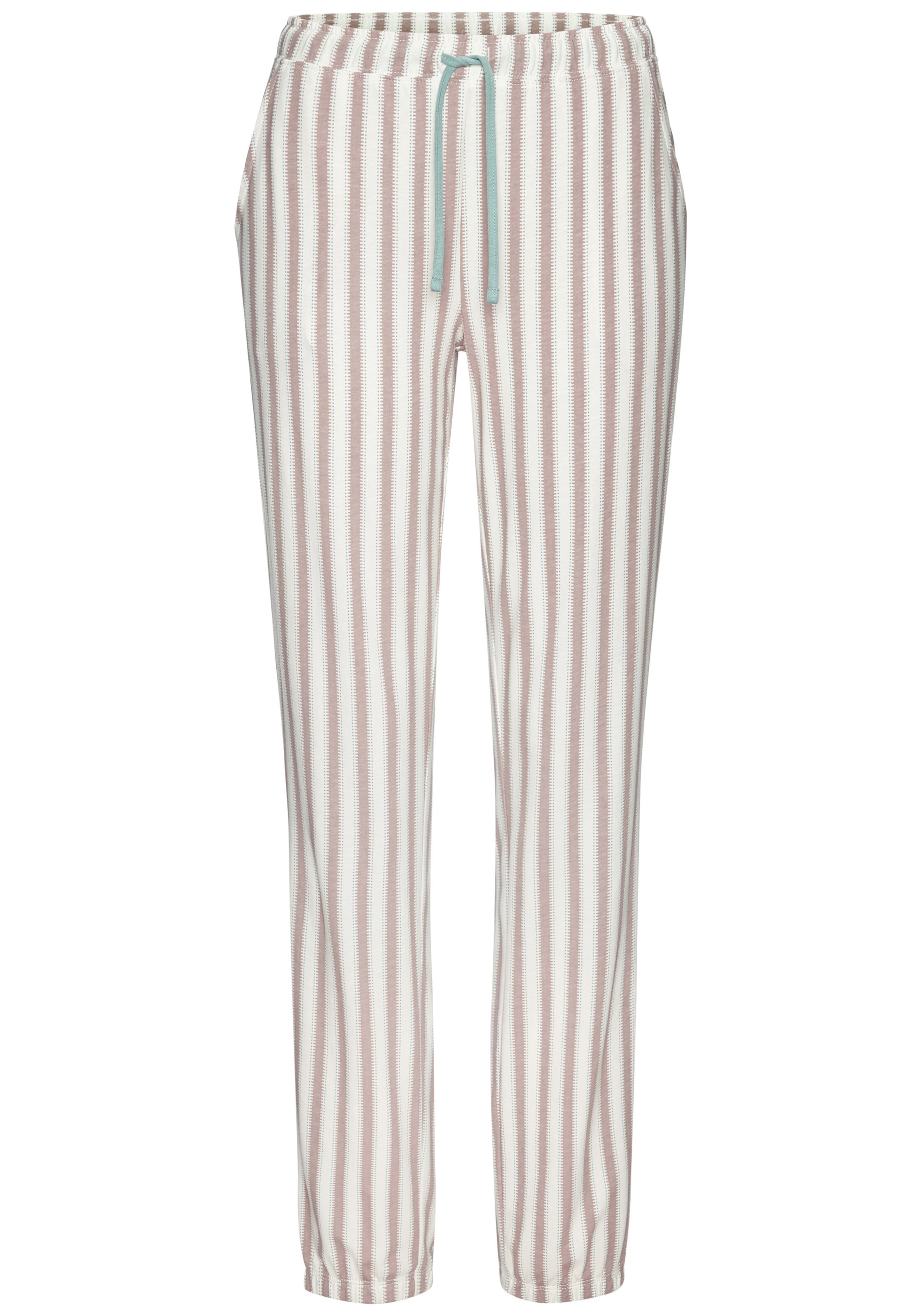 VIVANCE Pyjamahose in Braun: Vorderseite