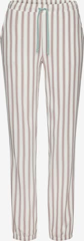 VIVANCE Pyjamahose in Braun: Vorderseite
