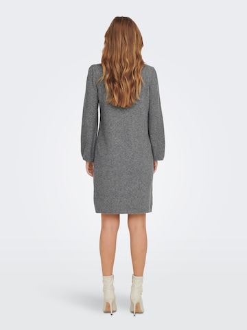 ONLY Knitted dress 'RICA' in Grey