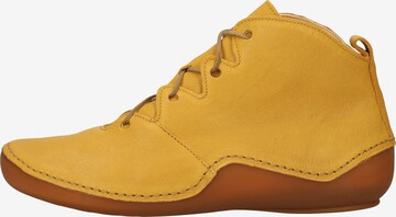 THINK! Athletic Lace-Up Shoes in Yellow: front