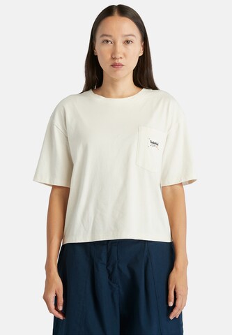 TIMBERLAND Shirt in Wit: voorkant