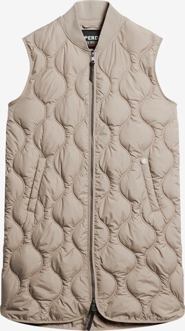 Superdry Bodywarmer in Beige: voorkant