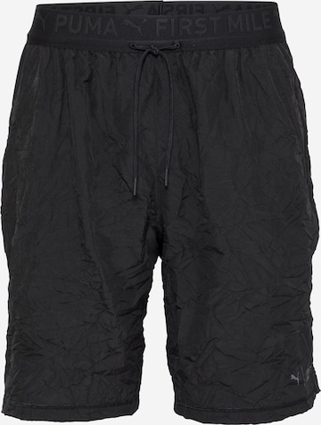 PUMA - regular Pantalón deportivo en negro: frente