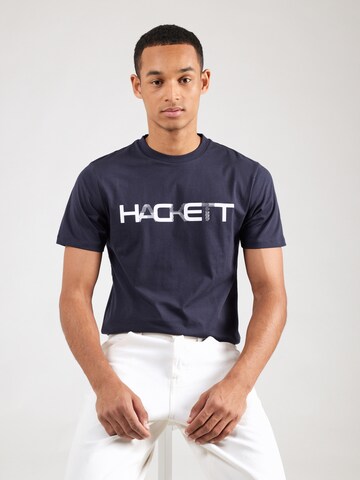 Maglietta di Hackett London in blu: frontale