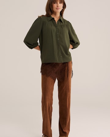 Camicia da donna di WE Fashion in verde