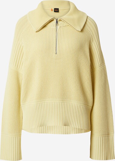 BOSS Sweater 'C_Famur' in Light yellow, Item view