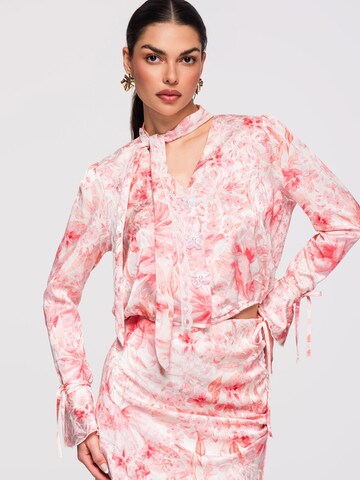 Ombre - Blusa en rosa: frente